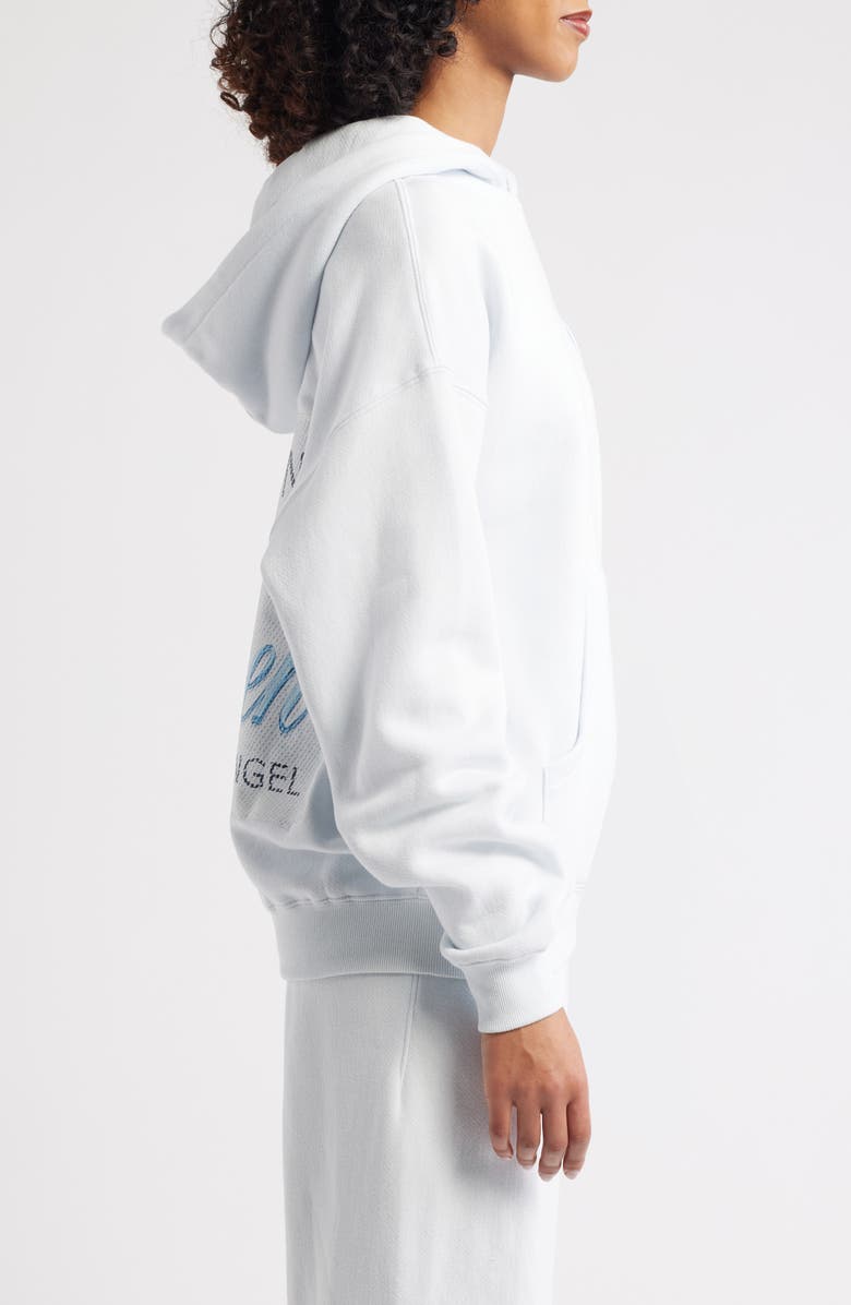 BOYS LIE Georgia Rules Racer Cotton Blend Hoodie, Alternate, color, Baby Blue