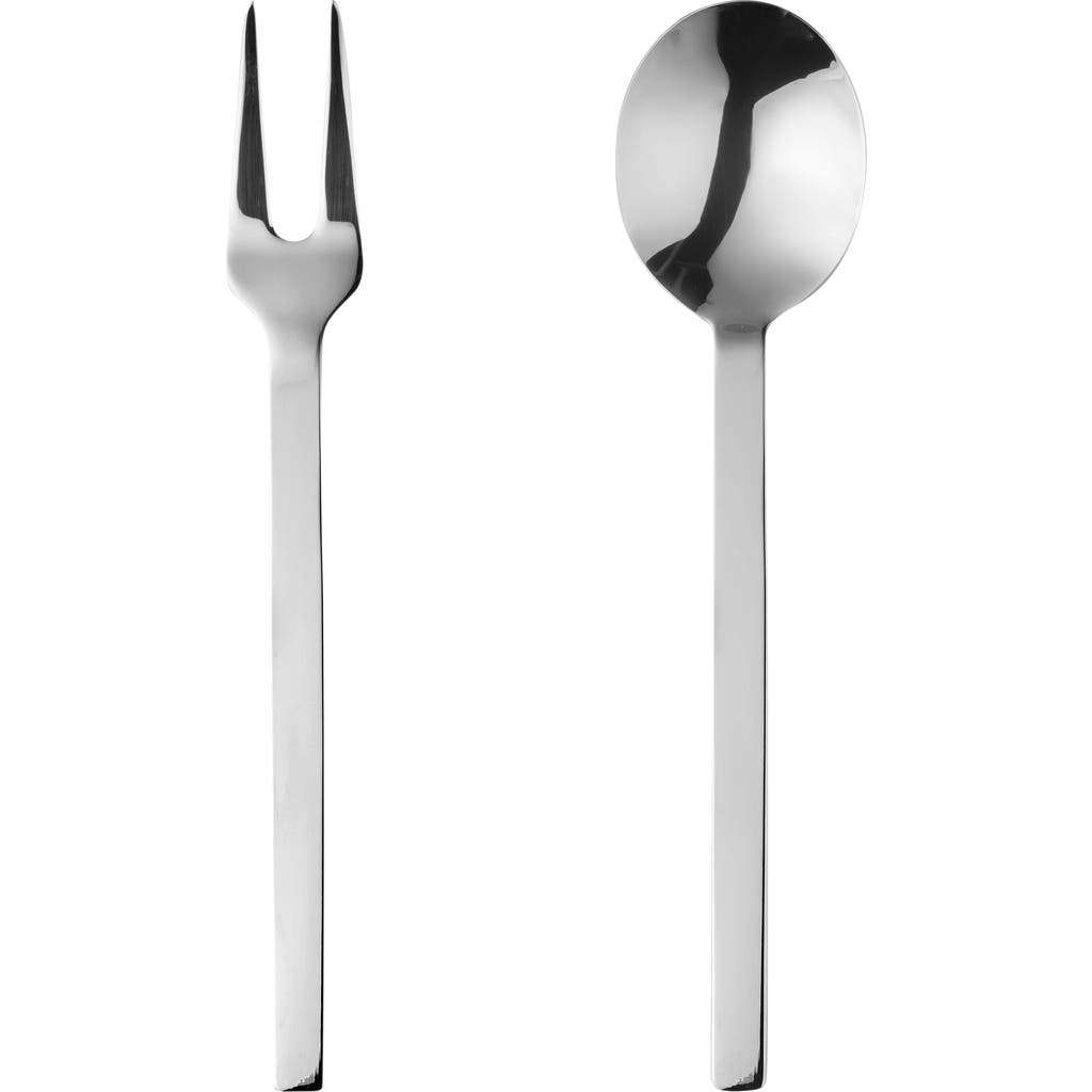 Mepra Stile By Pininfarina Serving Set In Metallic