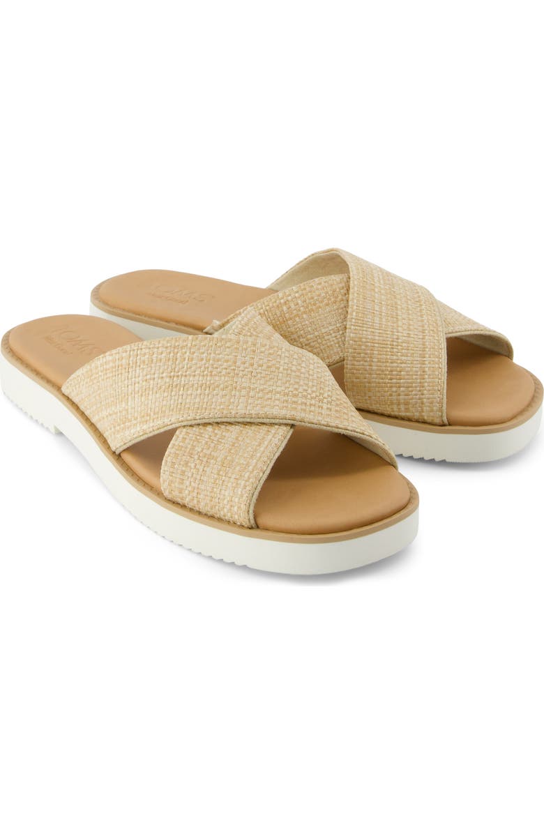 TOMS Mae Crossover Slide Sandal, Alternate, color,