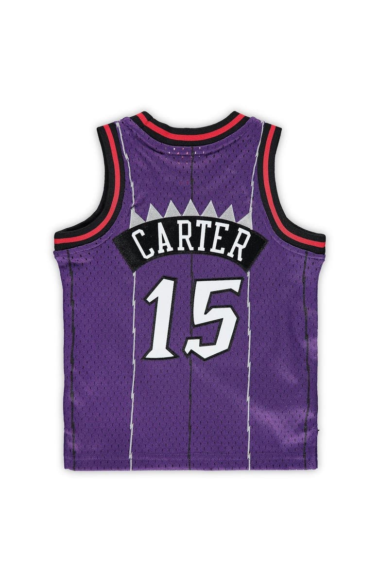 Mitchell & Ness Infant Mitchell & Ness Vince Carter Purple Toronto Raptors 1998/99 Hardwood Classics Retired Player Jersey, Alternate, color, Purple
