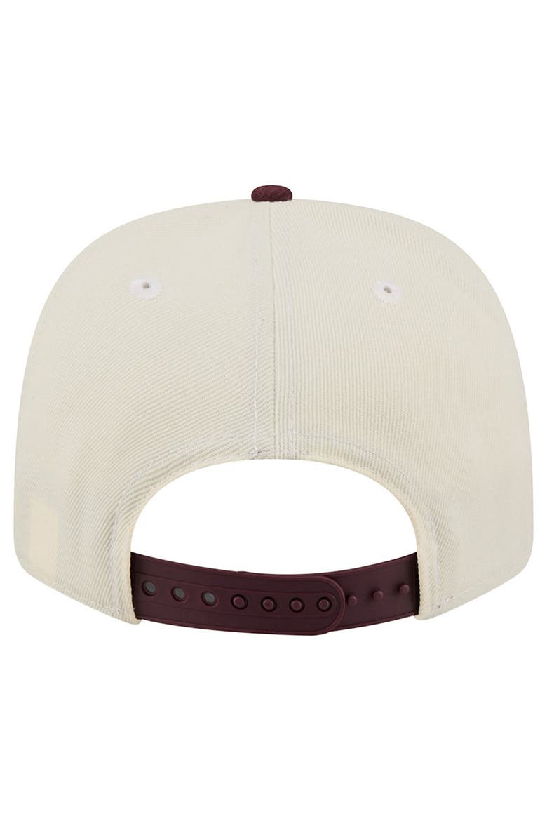 Men's New Era Cream/Maroon Texas A&M Aggies America's 250th 9SEVENTY Adjustable Hat, Alternate, color, Cream