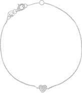 Bony Levy Diamond Heart Chain Bracelet