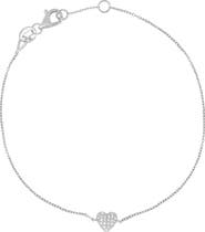 Bony Levy Diamond Heart Chain Bracelet