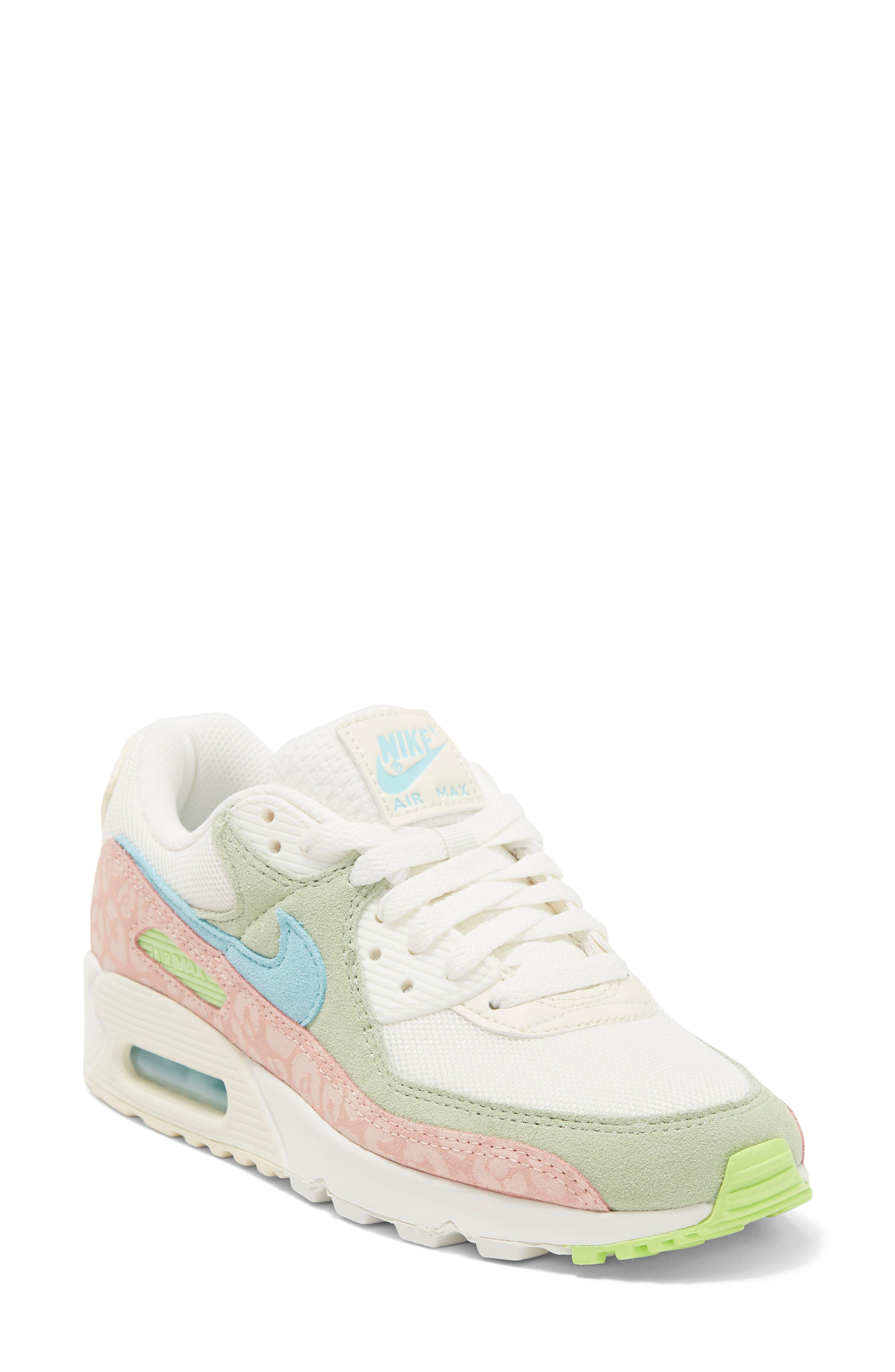 Air Max 90 Sneaker, Main, color, SAIL/ COPA/ HONEYDEW/ ORANGE