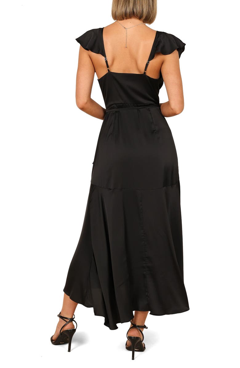 Petal & Pup Cally Frill Midi Wrap Dress, Alternate, color,
