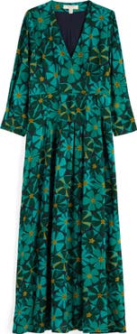 Seasalt Cornwall Etta Floral Pleated Midi Dress