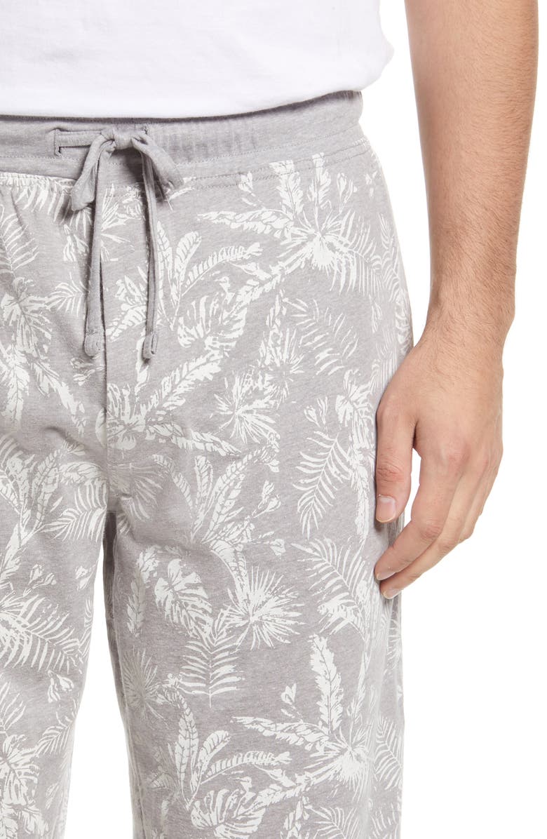 Majestic International Palm Print Cotton Blend Pajama Pants, Alternate, color, 