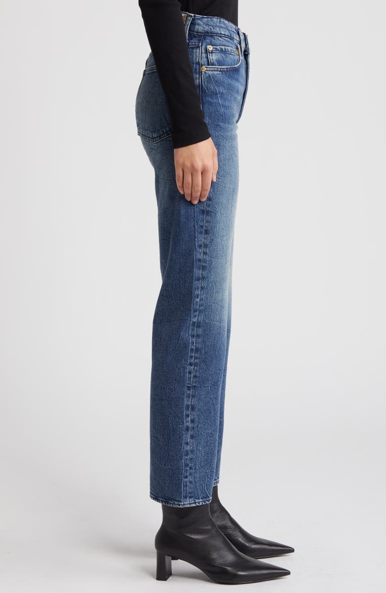 rag & bone Harlow Ankle Straight Leg Jeans, Alternate, color,