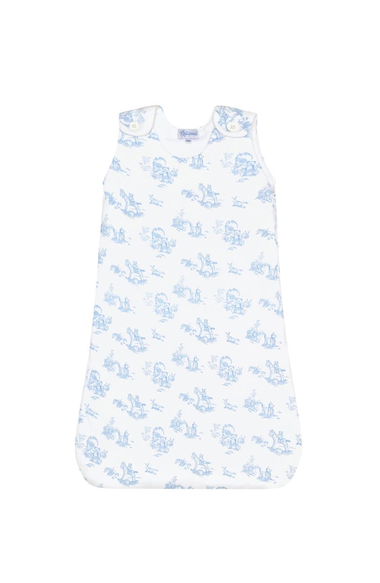 Nellapima Baby Boy Cotton Winter Sack, Alternate, color, Blue Toile