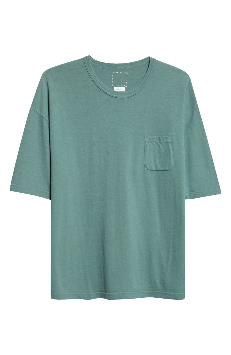VISVIM Jumbo Damaged Oversize Pocket T-Shirt, Alternate, color, Green