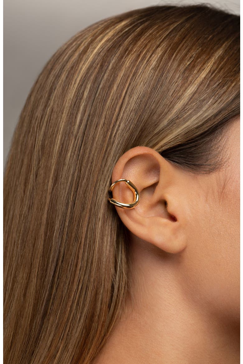 Cala ear cuff, Alternate, color, GOLD PLATE