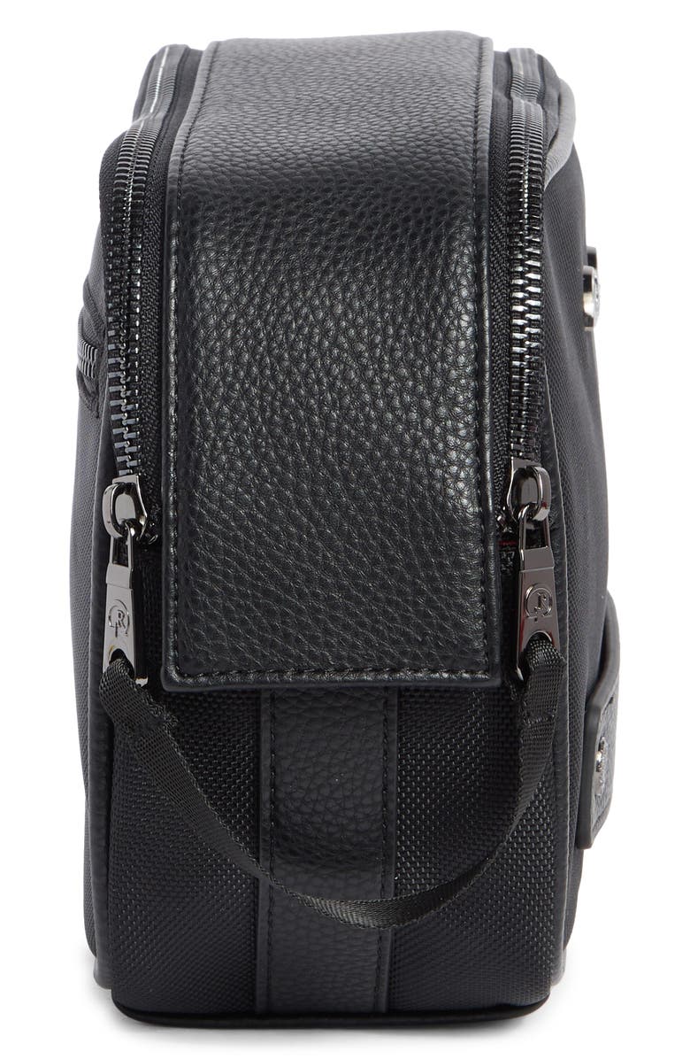 Robert Graham Lovey Double Zip Dopp Kit, Alternate, color, Black