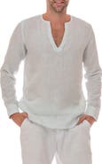 RANEES V-Neck Linen Shirt