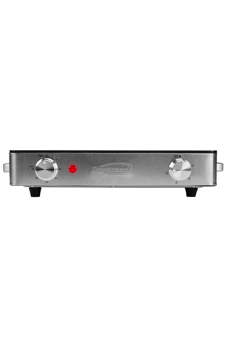 1200w Single Infrared Electric Counter Burner w/Timer, Alternate, color, Black