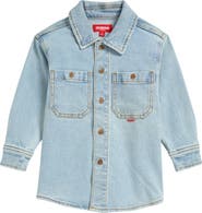ICECREAM Kids' Waterfall Denim Graphic Shirt Jacket