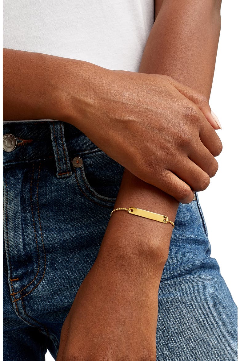 Mini Havana Friendship Chain Bracelet, Alternate, color, GOLD