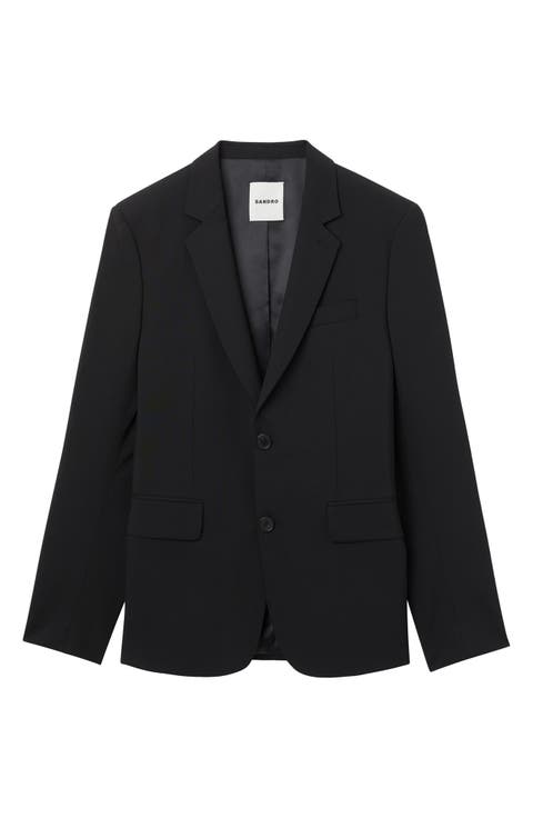 Virgin wool suit jacket