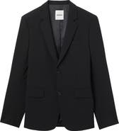 SANDRO Virgin wool suit jacket