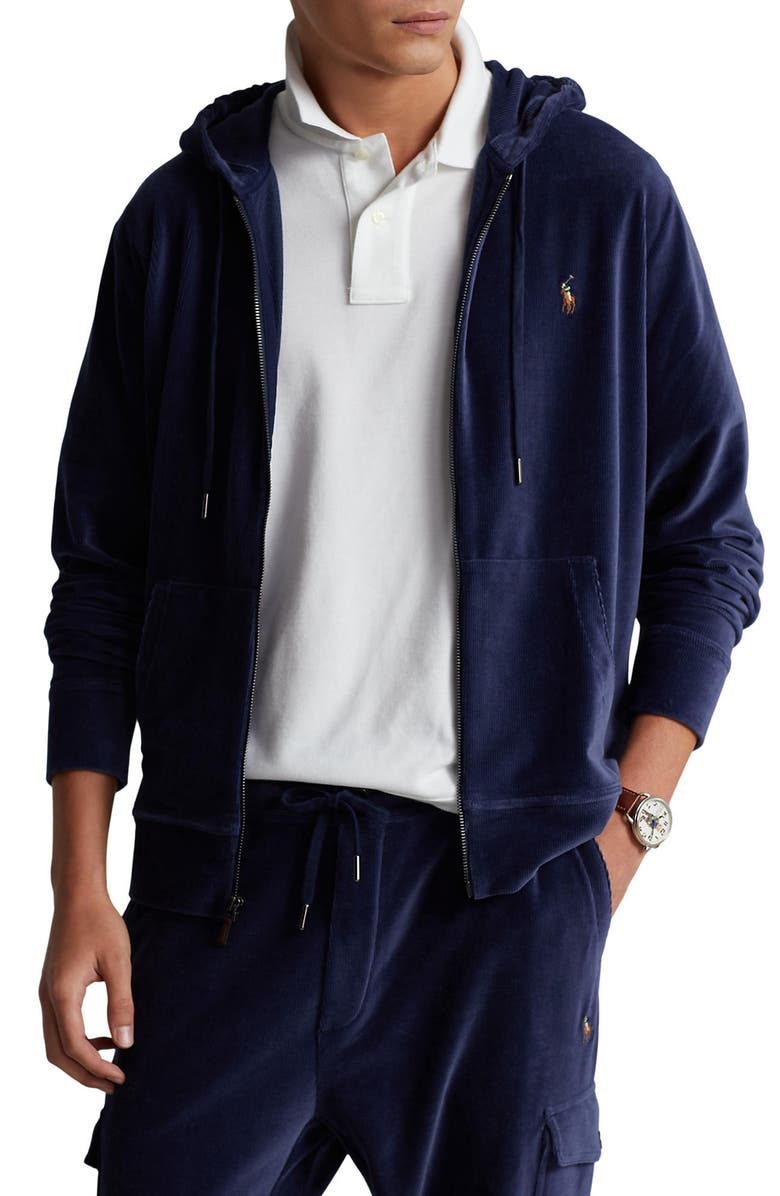Polo Ralph Lauren Rib Knit Hoodie, Main, color,