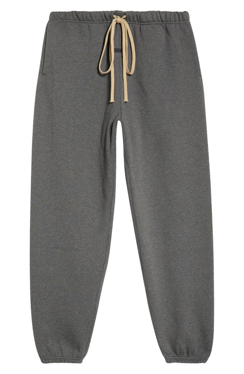 Fear of God Essentials Classic Fleece Sweatpants, Main, color, Charcoal Heather