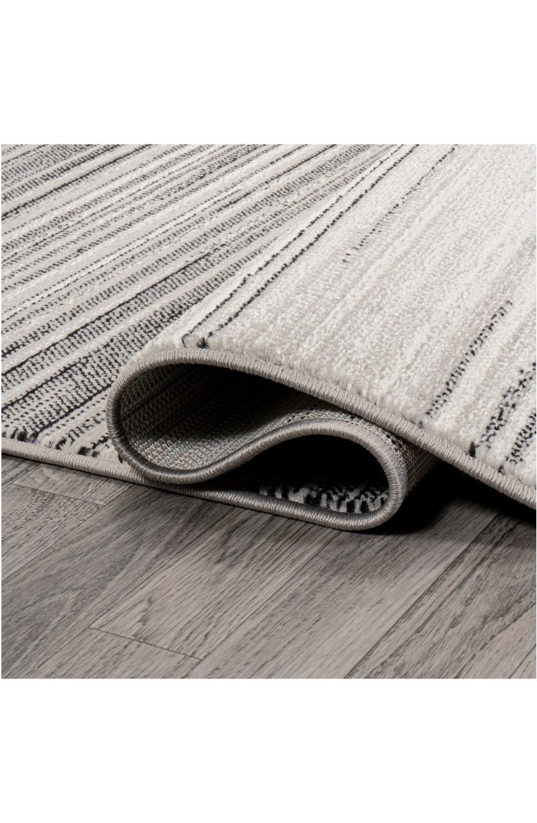 JONATHAN Y Austin Gradient Striped Area Rug, Alternate, color, Gray/Black