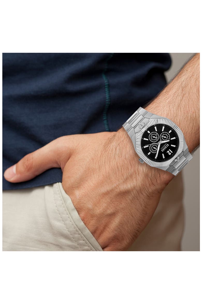 Echo Park Multifunction Bracelet Watch, 42mm, Alternate, color, IP STAINLESS STEEL
