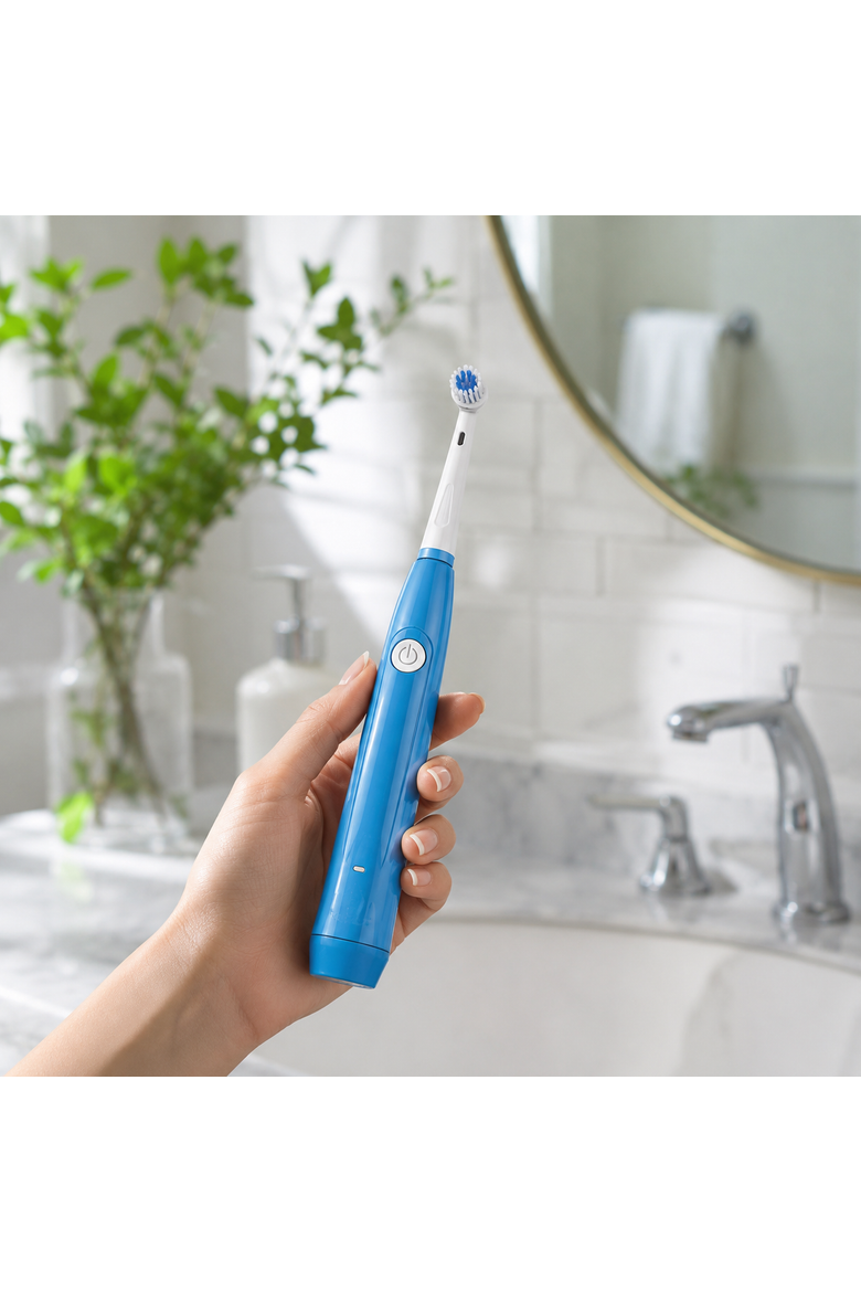 Rotary Toothbrush & UV Sanitizer Station, Alternate, color, White