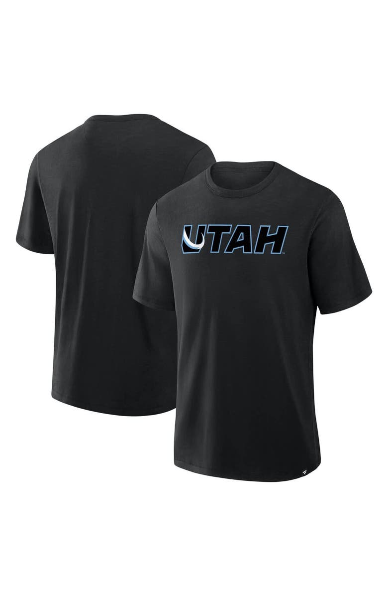 FANATICS Men's Fanatics Black Utah Mammoth Combo Stadium Slub T-Shirt, Alternate, color,
