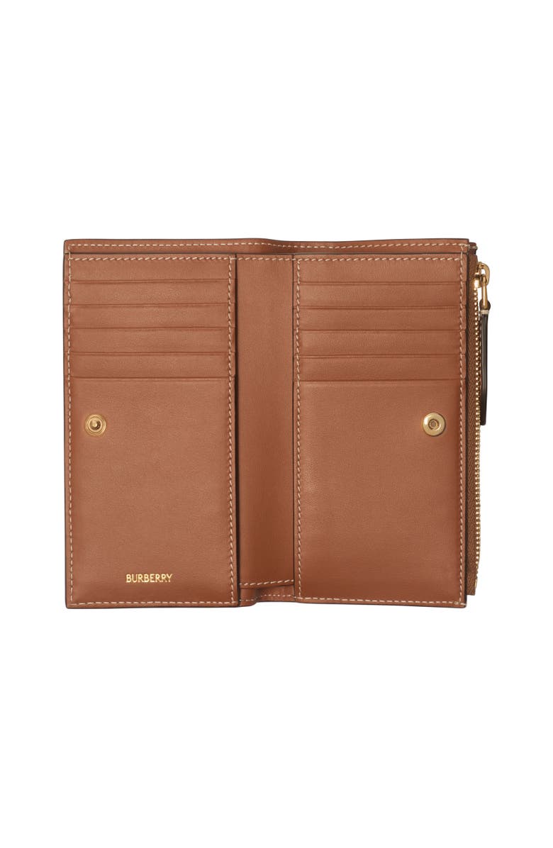 Burberry Medium Check Bifold Wallet, Alternate, color, Archive Beige/Briar Brown