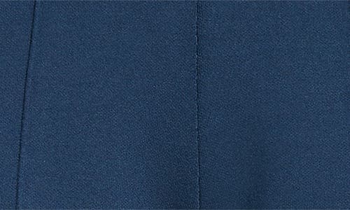 Lafayette 148 Finesse Crepe Gates Side-zip Flared Pant In Lido Blue
