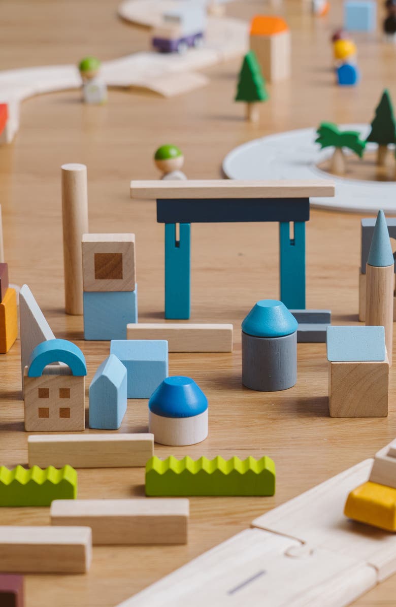 PlanToys<sup>®</sup> Urban City Block Playset, Alternate, color, Assorted