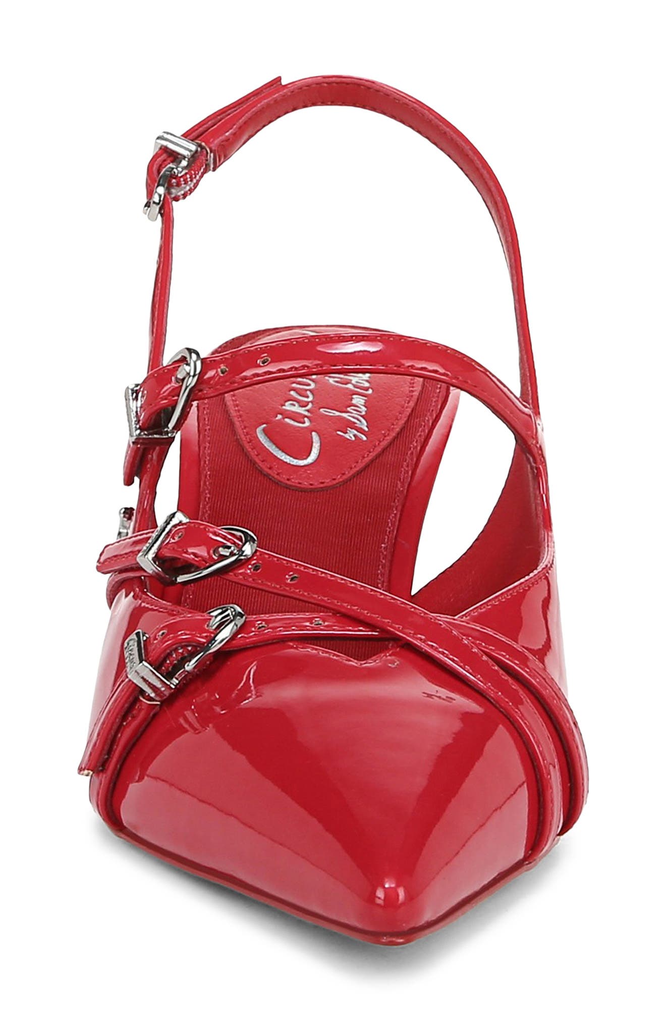 Circus NY by Sam Edelman Fraya Slingback Pointed Toe Pump, Alternate, color, Riviera Red