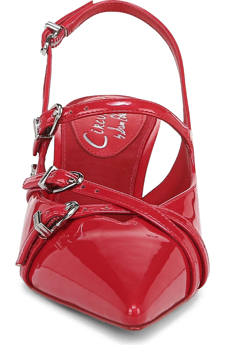 Circus NY by Sam Edelman Fraya Slingback Pointed Toe Pump, Alternate, color, Riviera Red