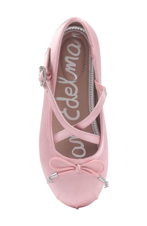 Sam Edelman Little And Big Girls Felicia Crosstrap Ballet Flat In Pink