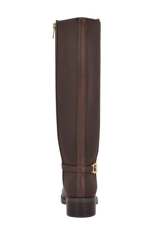 Tommy Hilfiger Imaliz Riding Boot In Brown