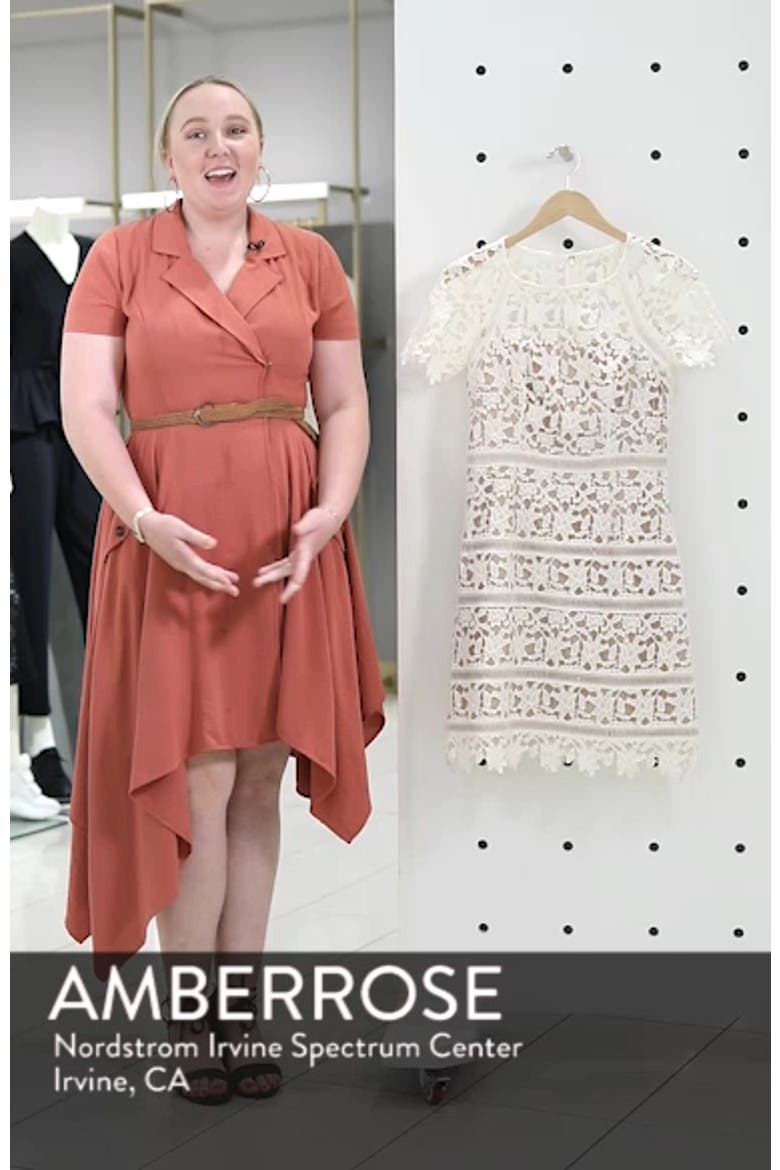 CAP SLV DRESS WITH TRIM DETAIL video