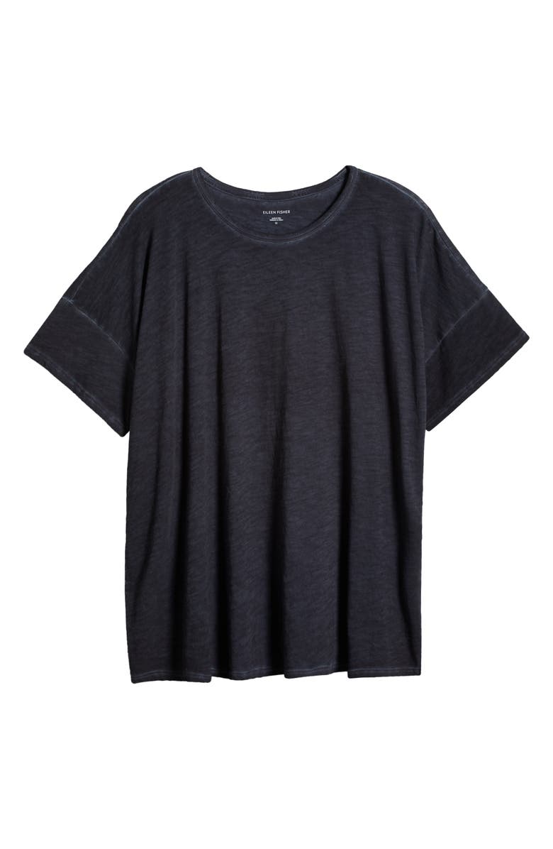 Eileen Fisher Boxy Organic Cotton T-Shirt, Alternate, color,
