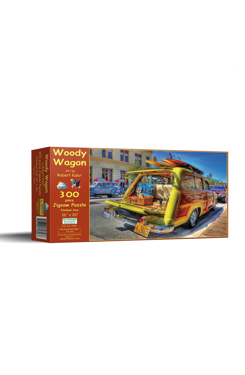 Sunsout Woody Wagon 300 piece Jigsaw Puzzle for Adults, Main, color, Multicolor