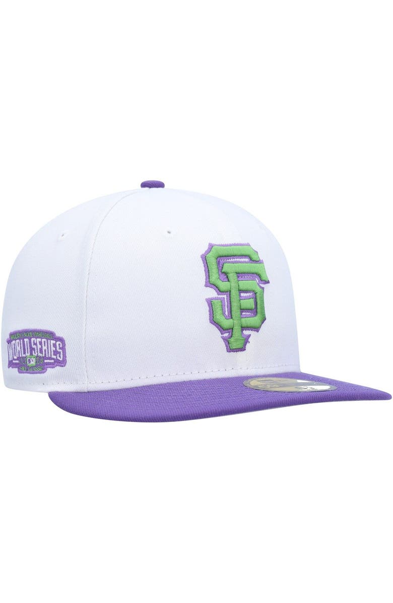 New Era Men's New Era White San Francisco Giants 2014 World Series Side Patch 59FIFTY Fitted Hat, Main, color, White