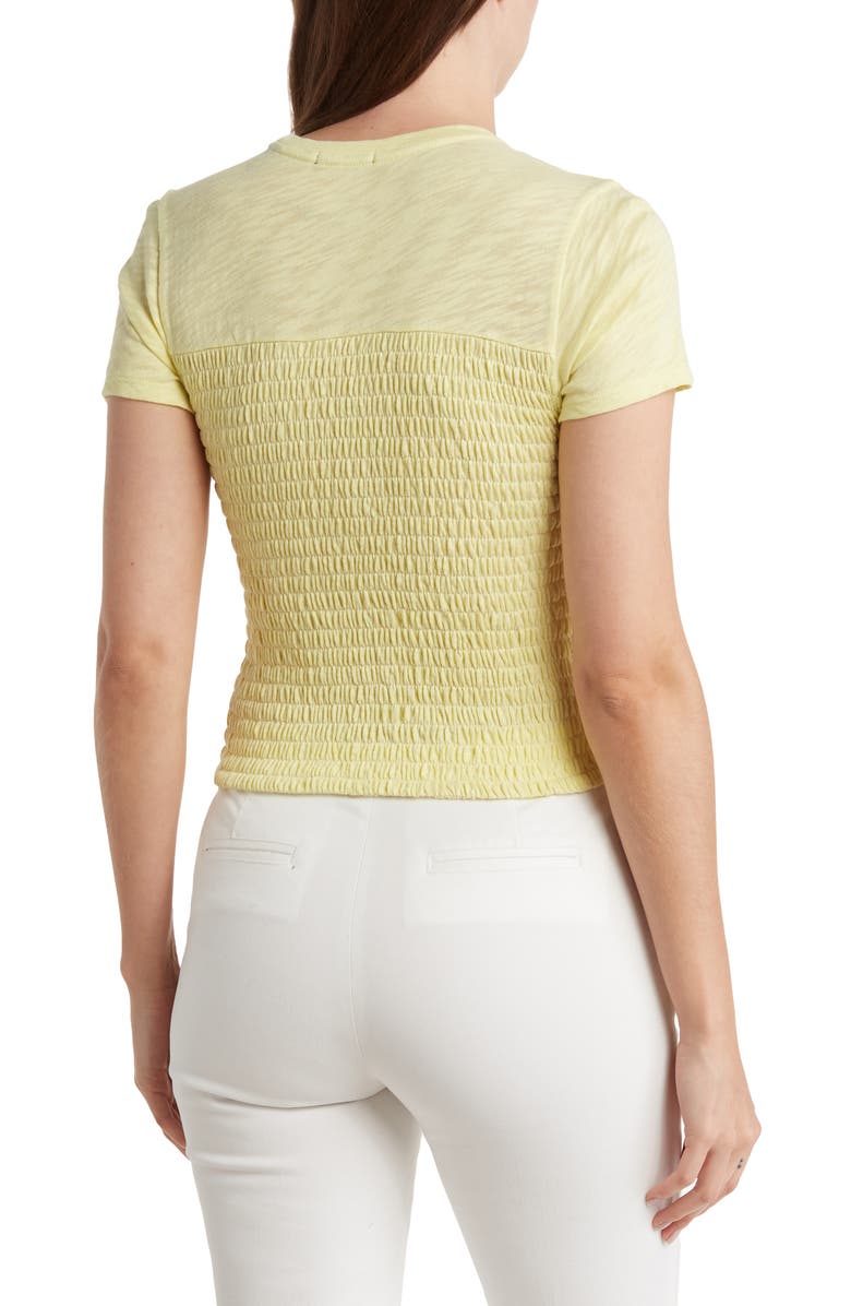 ATM Anthony Thomas Melillo Smocked Slub Jersey T-Shirt, Alternate, color, 