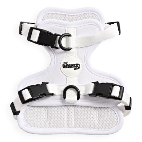 Arlo Adjustable Soft Padded No Pull Pet Harness with 3 Buckles and 3 Leash Clips