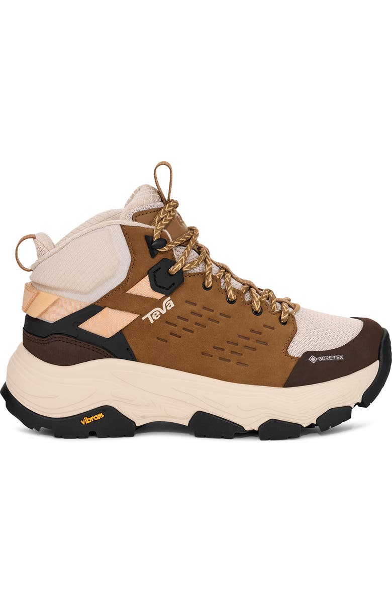Teva Grandview Max Gore-Tex<sup>®</sup> Waterproof Hiking Boot, Alternate, color, Honey Brown/ Birch