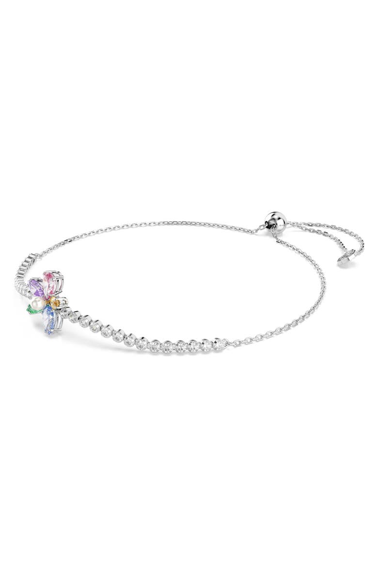 x Ariana Grande Multicolor Crystal Bracelet, Alternate, color, SILVER/ MULTI