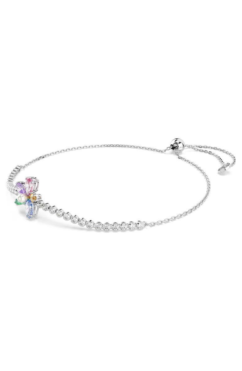 Swarovski x Ariana Grande Multicolor Crystal Bracelet, Alternate, color, Silver/ Multi