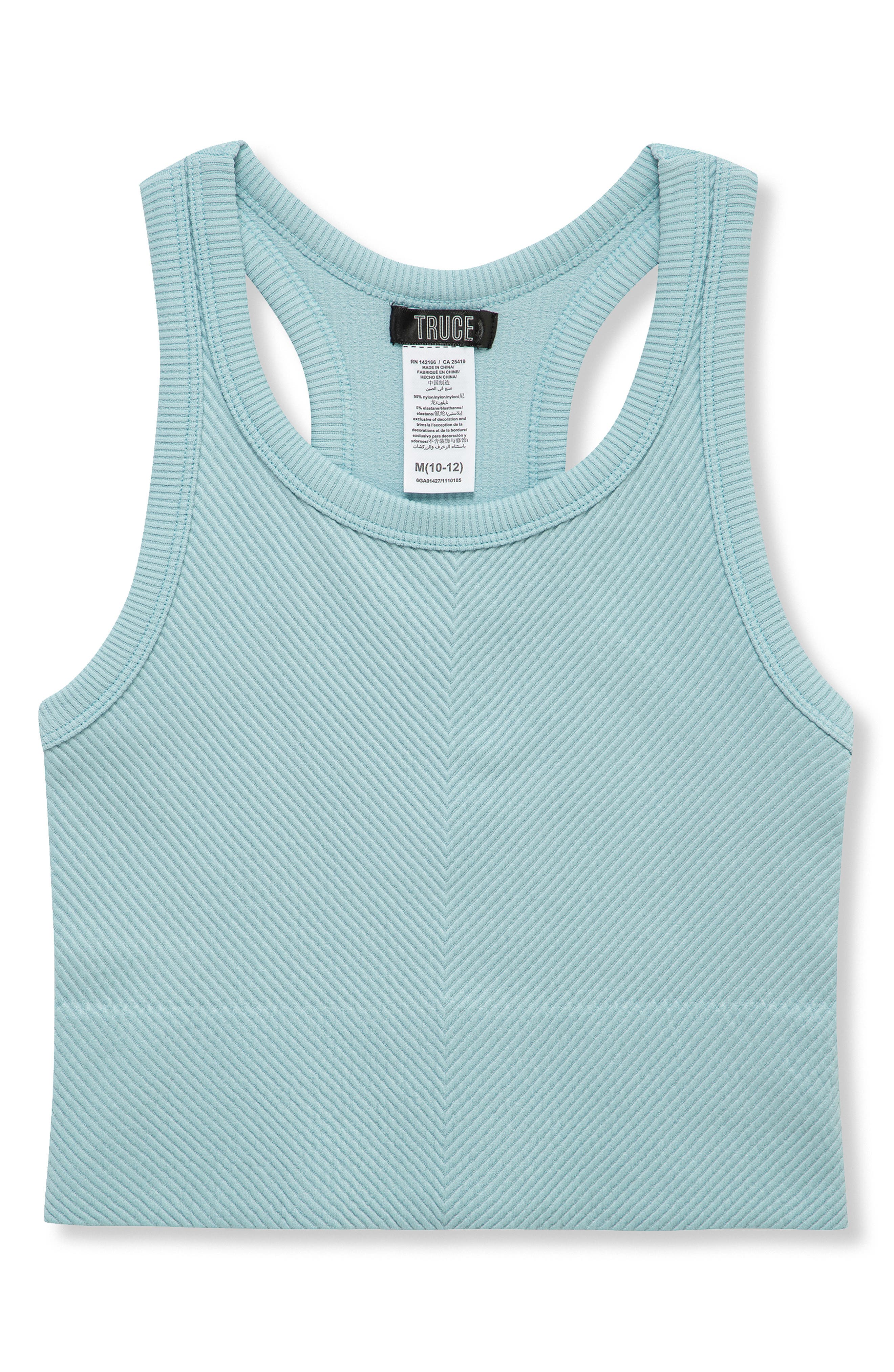Truce Kids' Chevron Rib Knit Tank Top