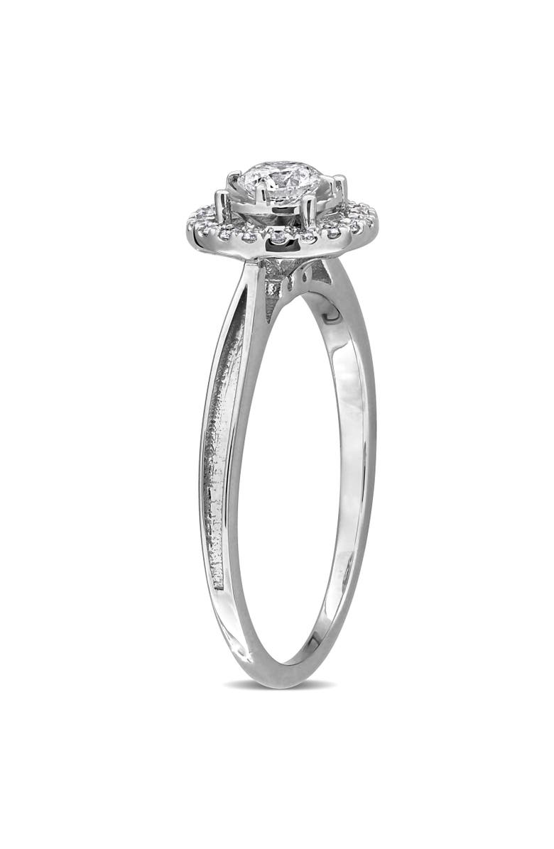 Julianna B. Lab-Grown Diamond Double Halo Ring 18k, Alternate, color, White Gold