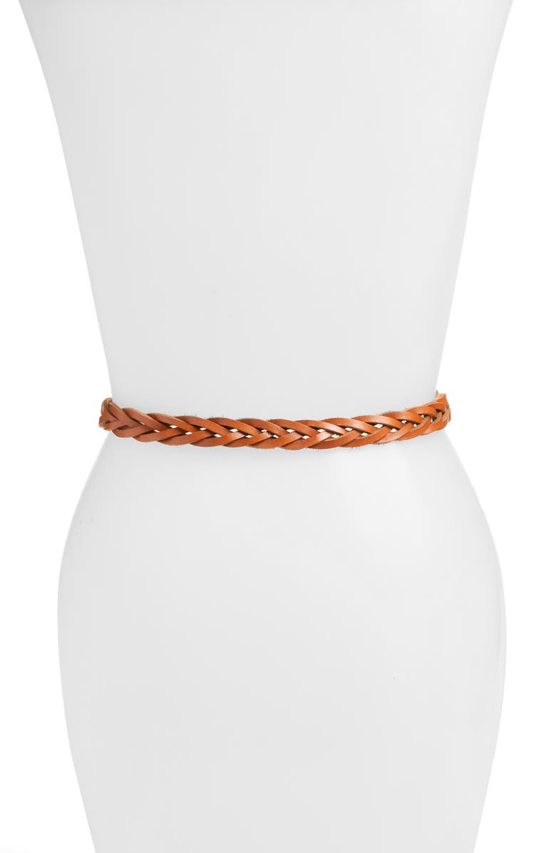 Treasure & Bond Braided Leather Belt, Alternate, color, 