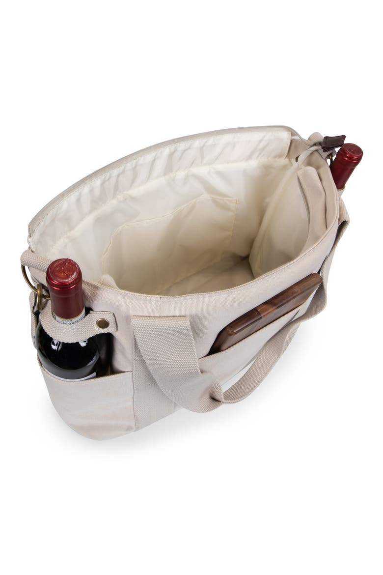 Temecula Wine Insulated Tote Bag, Alternate, color, WHITE