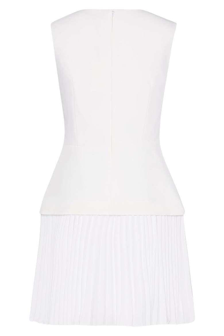 Haddy Pleated Minidress, Alternate, color, ECRU