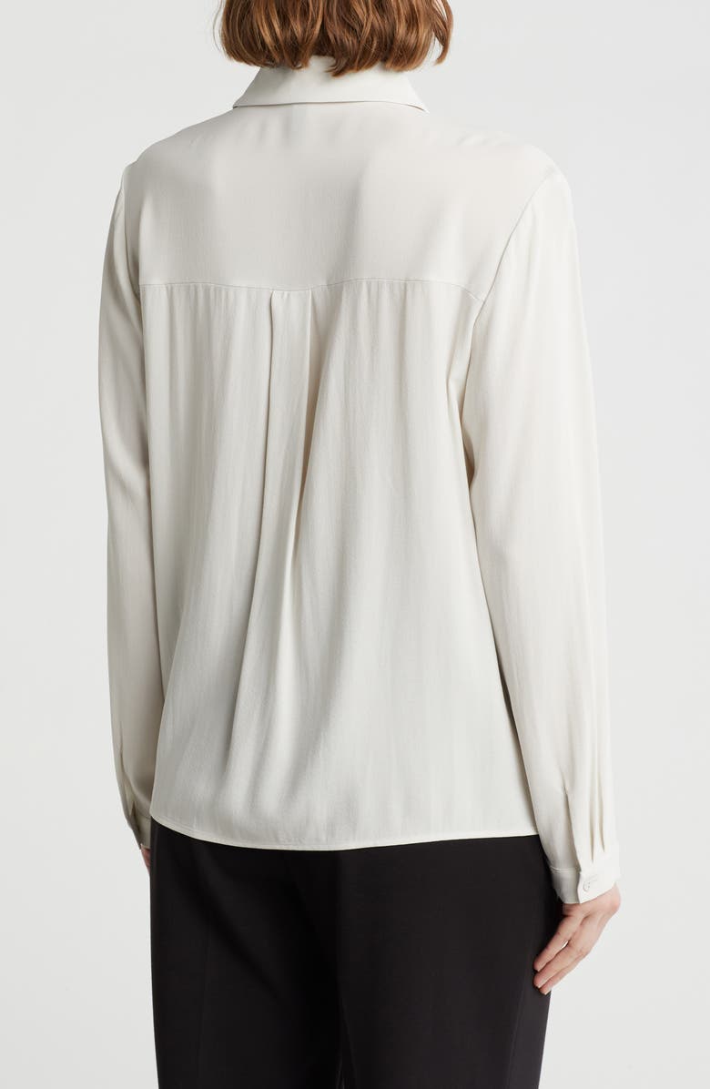 Eileen Fisher Classic Silk Button-Up Shirt, Alternate, color, 